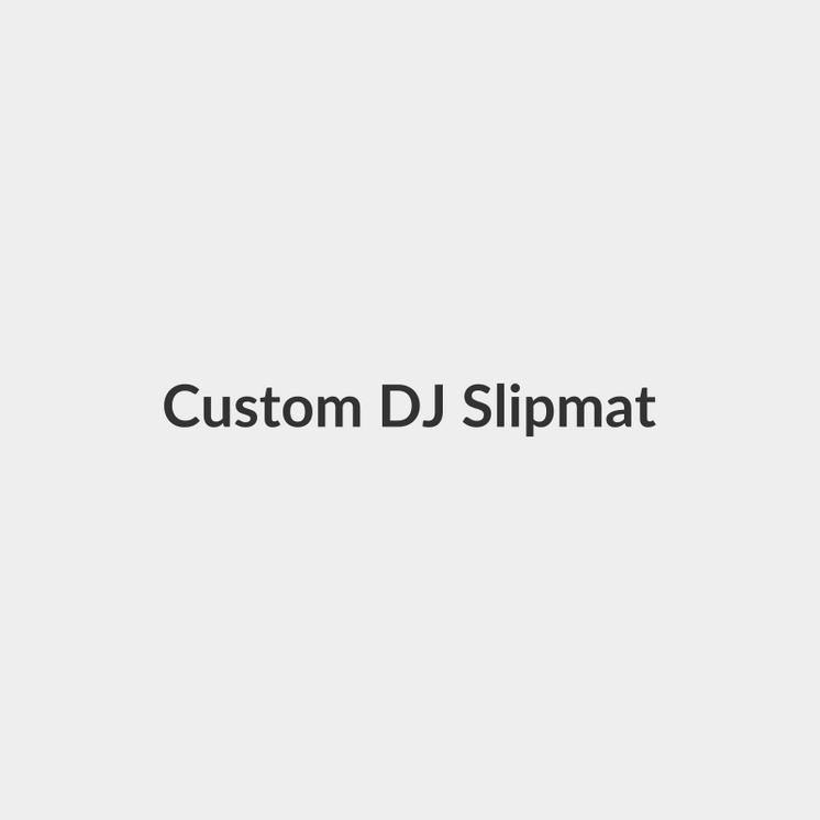 Custom DJ Slipmat